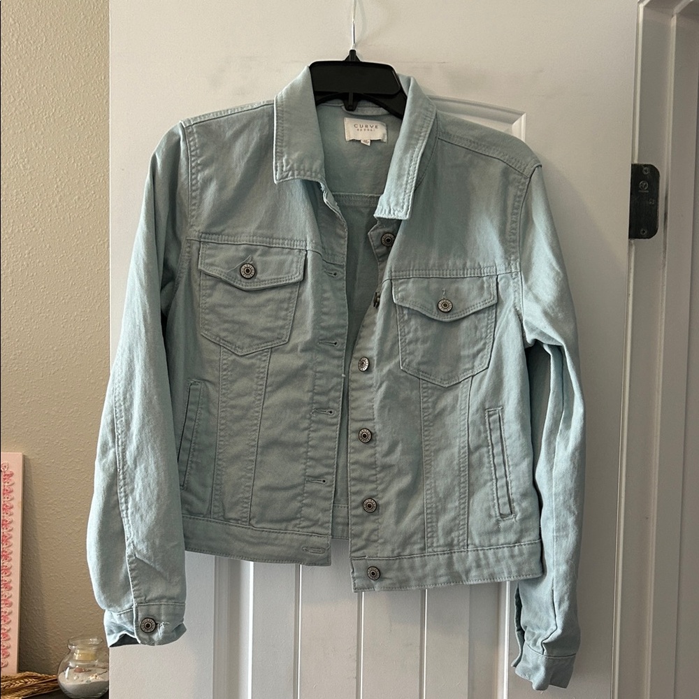 Curve Appeal light blue denim jacket, size M